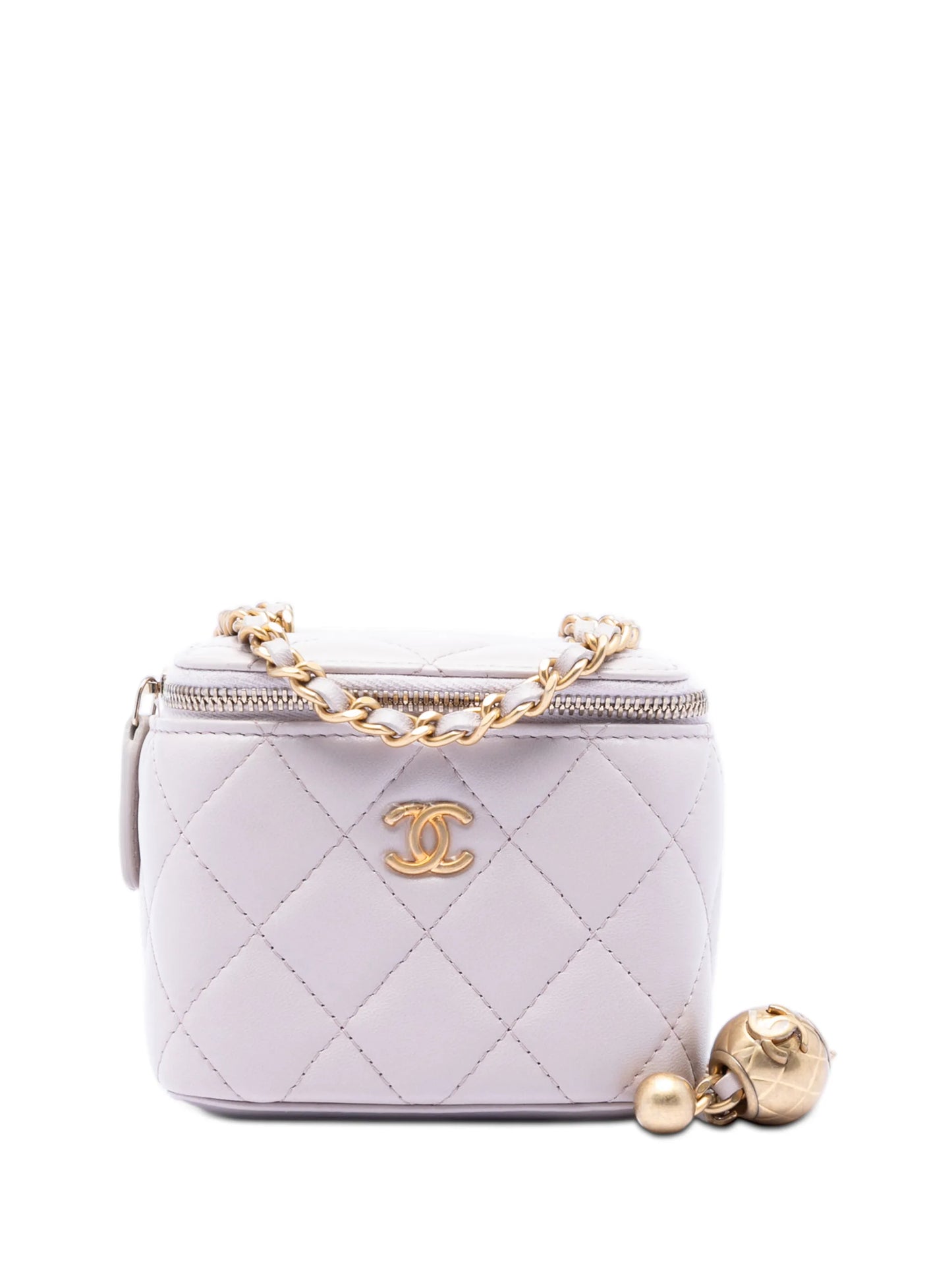 Chanel Mini Quilted Lambskin Vanity Case