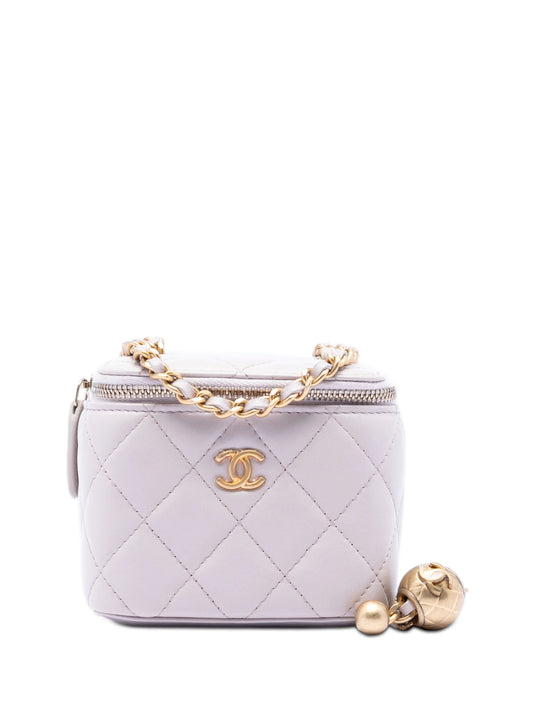 Chanel Mini Quilted Lambskin Vanity Case